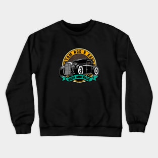 Rock and Race Hot Rod Garage Classic Car Crewneck Sweatshirt